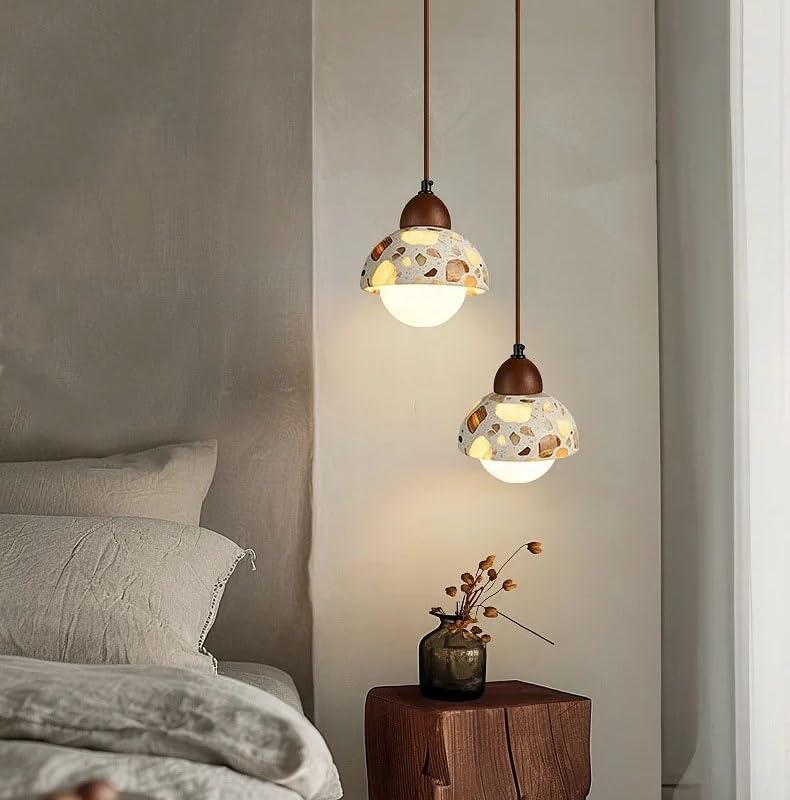 Petite lampe suspendue Terrazzo pour gagner de la place