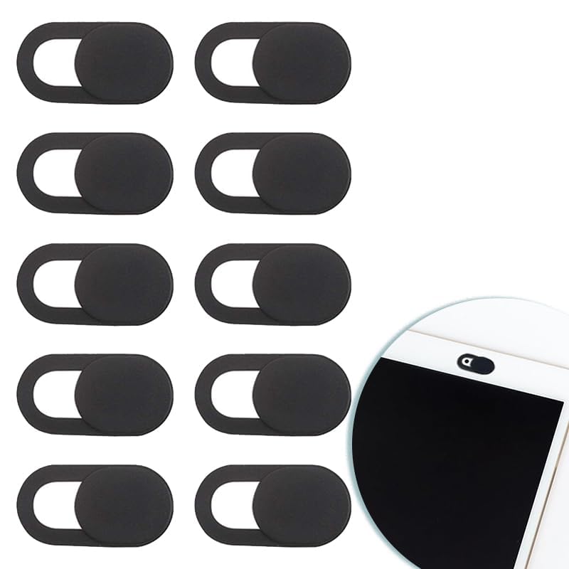 10 Stück Ultra-dünne Webcam Abdeckung Kamera Cover zum Schieben für Laptop Smartphone Tablet & PC ideal zum Schutz Ihrer Privatsphäre