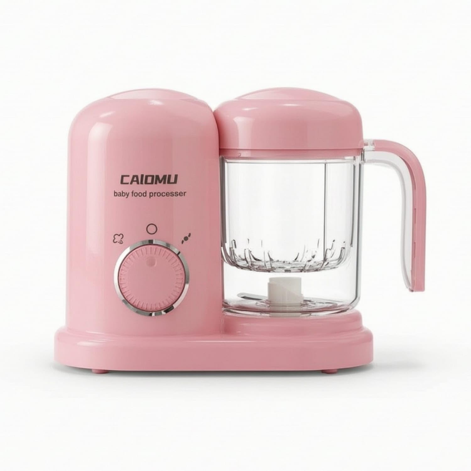 Electric Infant Puree Blender and Steamer Compact Infant Puree Steamer and Blender Easy-Clean Countertop for Parents, Babies, Kitchen, Home, Peach Pink, Us 110V-image-29