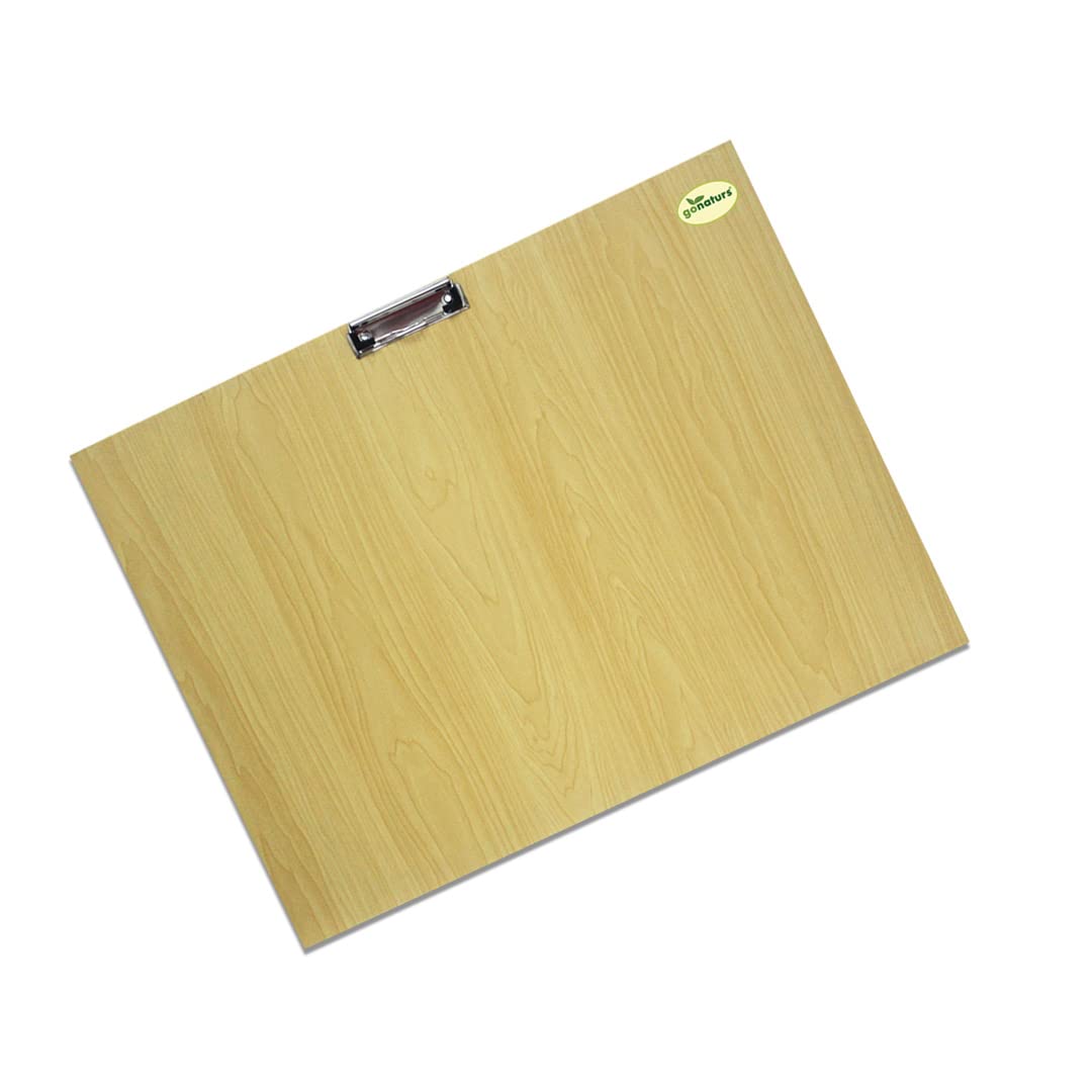 Gonaturs Large Landscape Clipboard, Wooden Lap Board for Drawing and