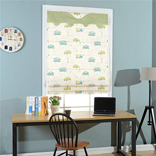 Preisvergleich Produktbild AMON LL Verdunkelungsrollo Für Kinderzimmer, Cartoon Vorhang Fenster Verdunkelungsrollo Für Kinderzimmer,W80CM