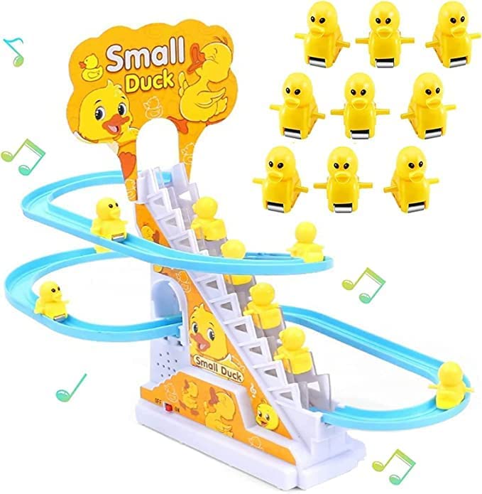 Buy Nirvikalp Enterprise 3 Duck Slide Toy Set, Funny Automatic Stair ...