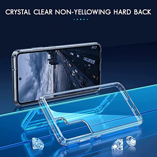 TheGiftKart-Ultra-Hybrid-Back-Case-Cover-for-Samsung-Galaxy-S21-FE-5G-Crystal-Clear-Hard-Back-Shockproof-Design-Camera-Protection-Bumper-Case-Cover-for-Samsung-S21-FE-5G-PC-TPU-Transparent