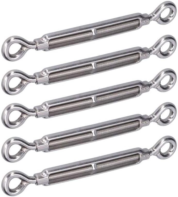 Turnbuckle Good Fixing Shade Sail Hardware 5 Pack for Adjusting for Fastening for Tensioning - (Color: M10)