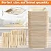 Hpmjz 300Pcs Disposable Square Bowls & Forks Set 4.5 × 4.5 Inch 100Pcs Bamboo Disposable Plates & 200pcs Forks Square Wood Plates for Birthday Party Wedding Events Appetizer Dessert Catering Home Use 2