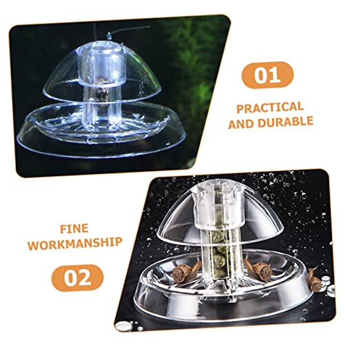 Outils de capture escargots pour aquarium Happyyami | Lot de 8 pièges transparents