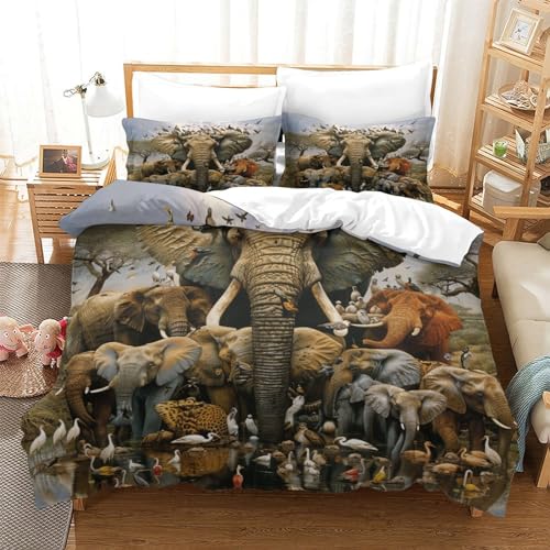 Housse de couette enfant imprimé microfibre literie king 220x240