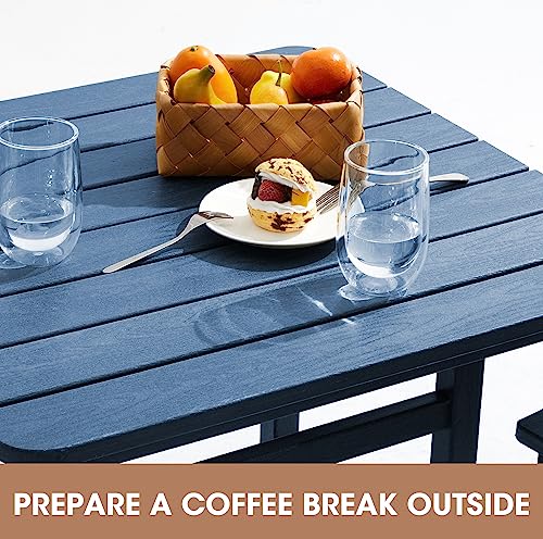 Serwall PATIO BAR SET Balcony Adirondack Chairs And Table 3 Pieces Set, Adirondack Bar Height Chairs Set Of 2 And Bar Table thumb #1