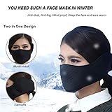 KIVETAI Half Face Mask Windpoof Mouth Mask with Earmuffs Adjustable for Adults for Motorcycle, Cycling, Skiing, Snowboard, Hiking, Outdoor Activities - Image 2
