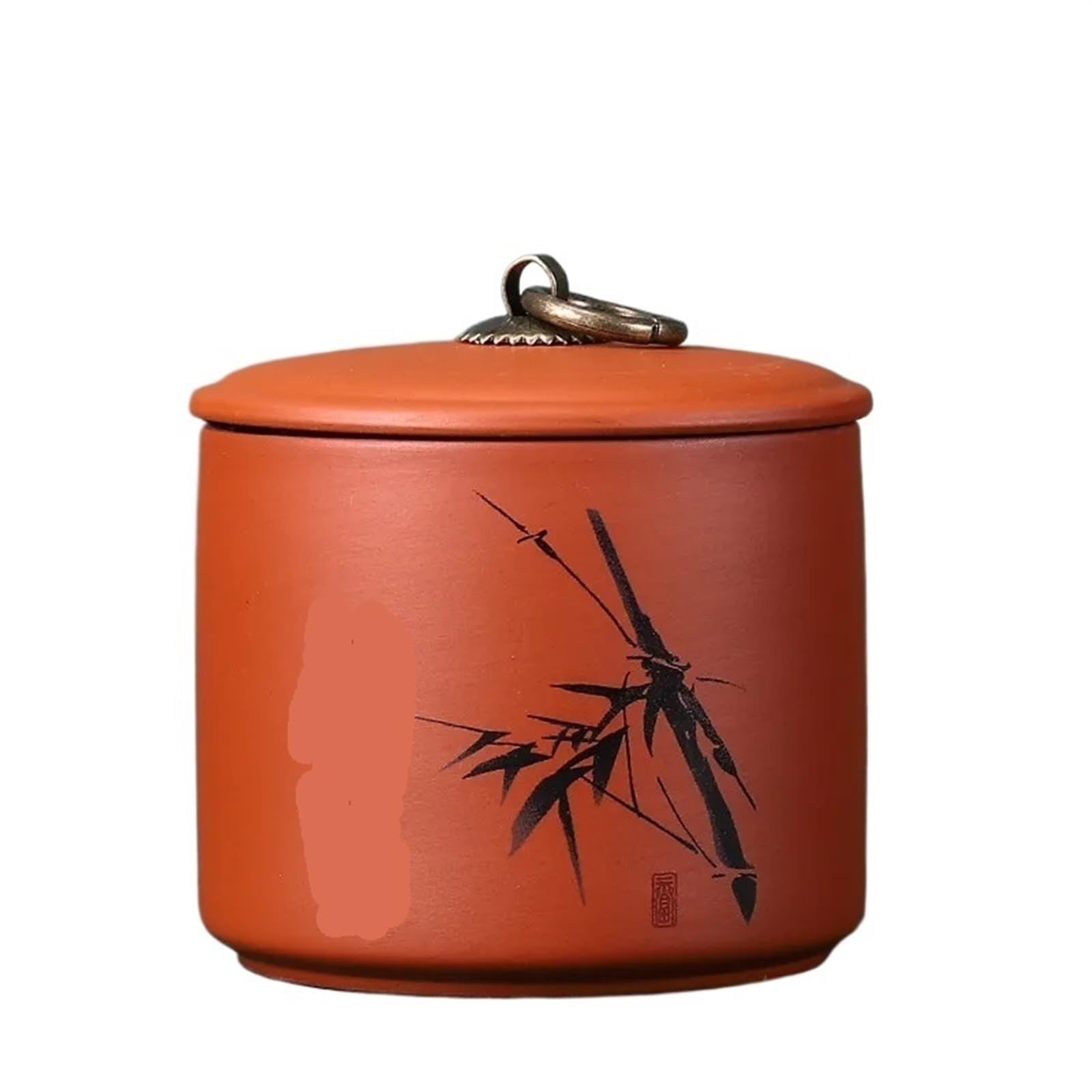 AYWTIUN tea storage jars Purple Clay Tea Caddy Nut Coffee Jars Spice Airtight Container Home Storage Cans Kitchen Accessories(A3)