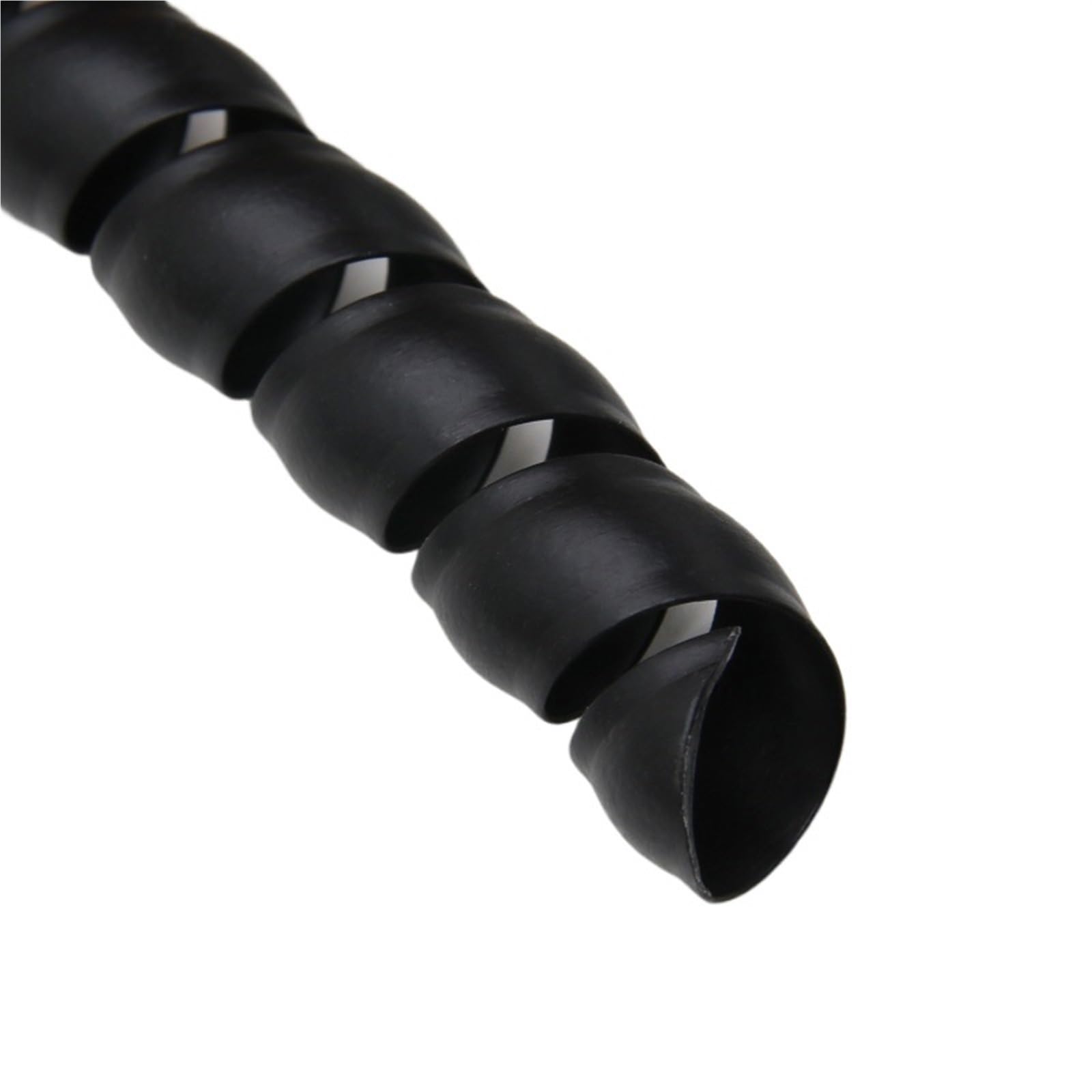 10 metri di guaina for cavi a spirale ID 10 mm 20 mm 30 mm Tubo flessibile Organizzatore Fili Protezione Gestione(Nero,ID 30mm)