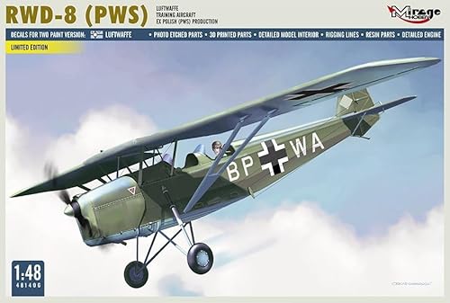 Mirage Hobby Rwd-8 (Pws) Aereo Di Addestramento Dell'Aeronautica Dell'Ex Produzione Polacca (Pws)