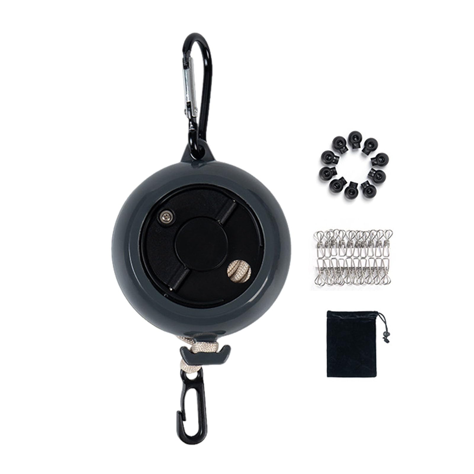 Rikuuui Retractable Clothesline 10M Heavy Duty Laundry Drying Rope Kit