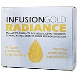 infusion gold La nutrición se multiplica por el calor. Los ingredientes nutritivos se sellan profundamente en el interior de la fibra capilar para una nutrición duradera