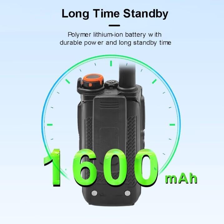 Vista 3 de Quansheng UV-K6 UV-K5 (8) Walkie Talkie 5W Airband Radio Tipo C Carga UHF VHF DTMF FM Radio bidireccional con función de alarma meteorológica NOAA