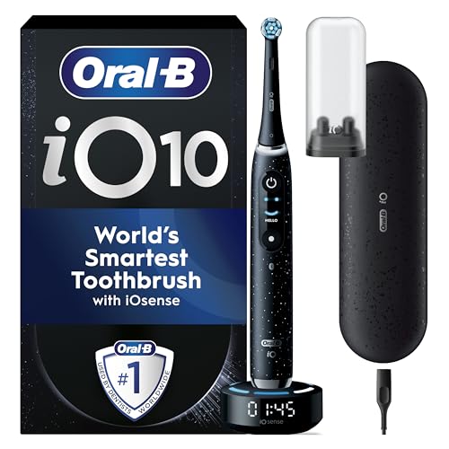 Oral-B iO10 Electric Toothbrushes For Adults, Gifts For Women / Men, 1 Handle, 1 Ultimate Clean...