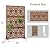Metal Privacy Screen for Outdoor Freestanding Privacy Screens, 72" H x 44" W Patio Metal Fence Panels with Stand, Portable Brown Screens for Outside Deck Balcony Garden and Indoor
