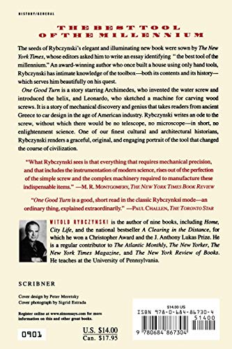 One Good Turn: A Natural History of the Screwdriver and the Screw