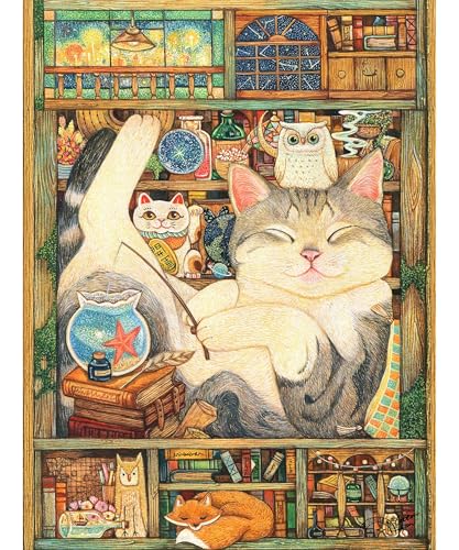 Rompecabezas adultos de 1000 piezas PieceRelax Cotton Lion, gran puzzle para adultos de salón