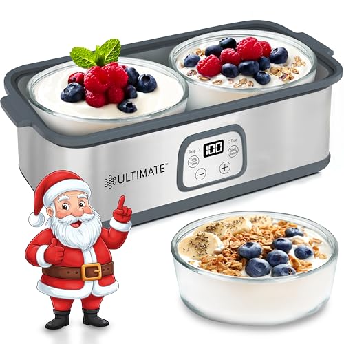 Ultimate Probiotic Yogurt Maker with Adjustable Time & Temp Control