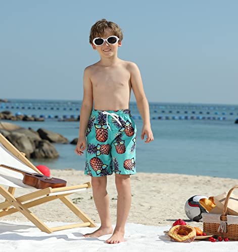 BFUSTYLE Kids Boys Swim Trunks Mesh Lining Water Resistant Beach Shorts 5-14 Years - Image 3