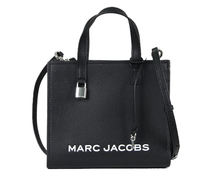 Marc Jacobs Mini Grind LogoTote Bundle Card Case Wallet. (New Black)2