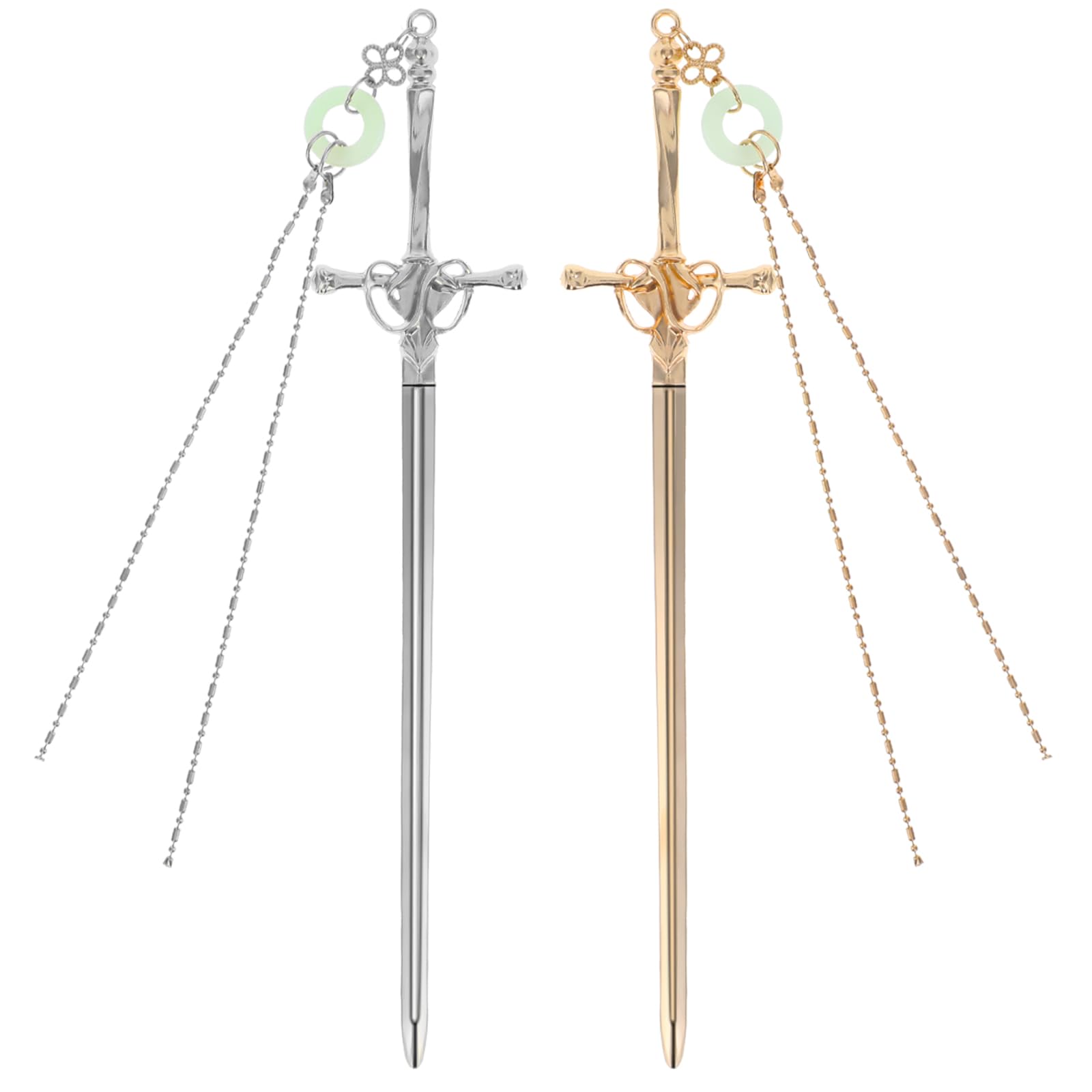 Segnalibro A Spada In Metallo - 2 Pezzi Stile Antico | Per Appassionati Di Libri E Collezionisti - Foto 3