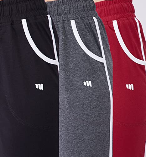 Image of Modeve Women Cotton Blend Pack of 3 Track Pant