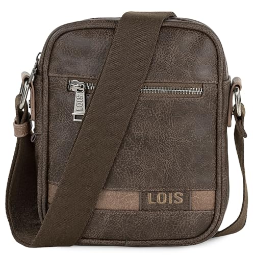 Bandolera hombre Lois Grant con correa ajustable y múltiples compartimentos 5