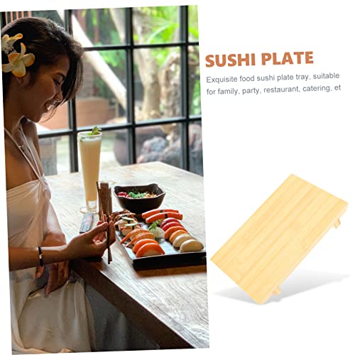 Plato rectangular para sushi de material sintético miniatura 2