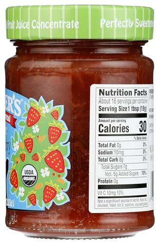 CROFTERS Organic Strawberry Fruit Spread, 10 OZ - Thumbnail 7