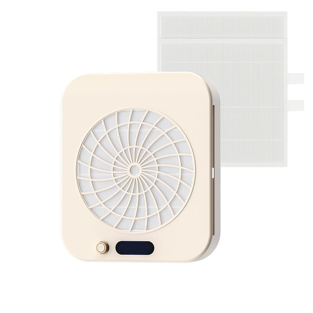 Leopacat Nail Dust Collector,160CFM Vacuum Fan Dust Collector,4300RPM 80W Adjustable Low Noise Dust Suction Machine Manicure Pedicure Tool with 2 Reusable Filter for Acrylic Nail Polishing Salon Home