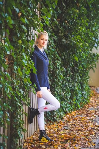 Pantalon d'équitation Janne Covalliero blanc perle taille 34 pour le concours