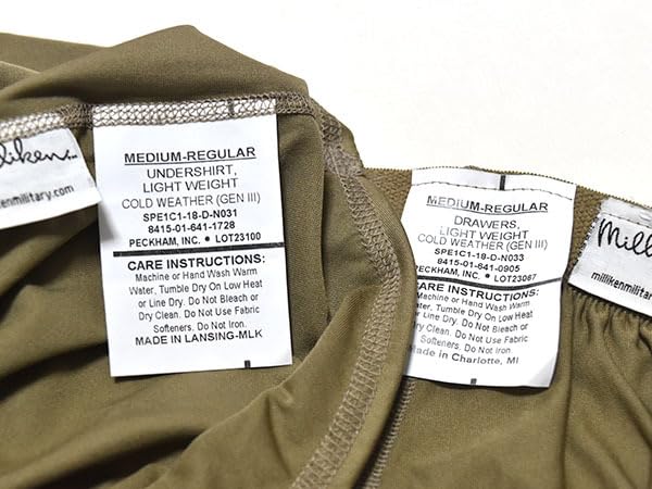 Amazon.co.jp: 米軍実物 GEN3 ECWCS LEVEL1 アンダーシャツ アンダー