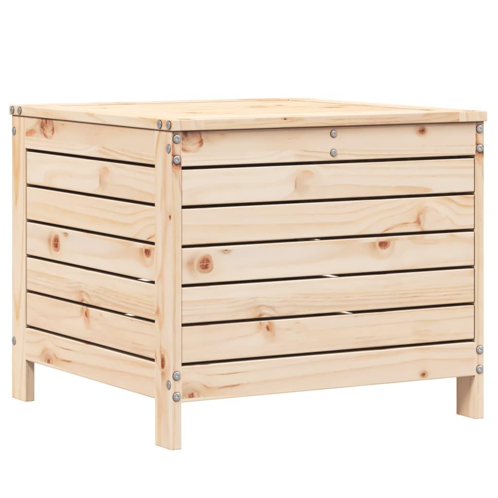 HaoChrymec Gartenhocker aus Massivholz Kiefer, Modulares Design, Vielseitig Einsetzbar, Fußhocker Outdoor, Camping Hocker, Hocker Outdoor, 62 x 63.5 x 53.5 cm