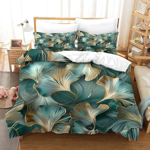 Housse de couette 200x200cm pain d'épice microfiche 3D Noël
