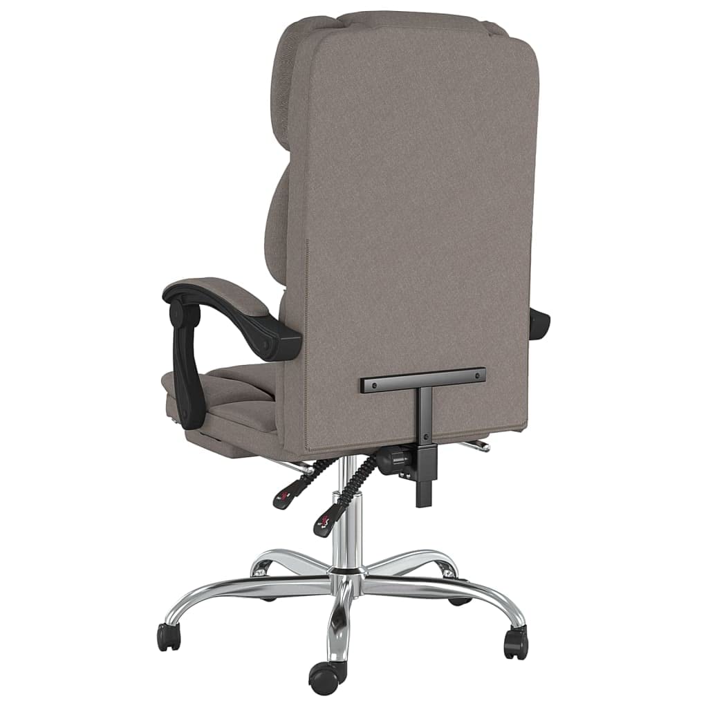 Silla de oficina giratoria de 360 grados con tejido transpirable, respaldo ajustable y reposapiés como silla de oficina ajustable en altura con función reclinable