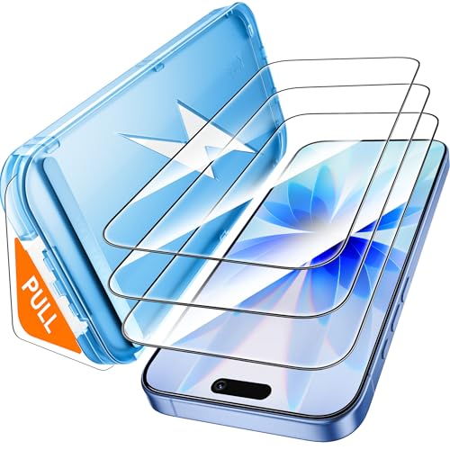 Mkeke for iPhone 17 Screen Protector 3 Pack, [9H+ Hardness]
