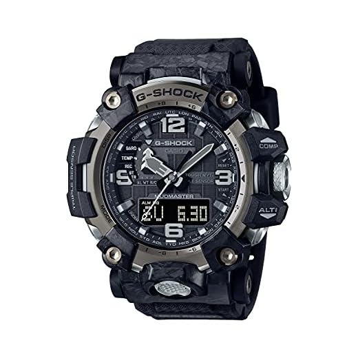 CASIO GWG-2000-1A1JF [G-Shock Carbon MUDMASTER Radio Solar Triple Sensor]Shipped from Japan