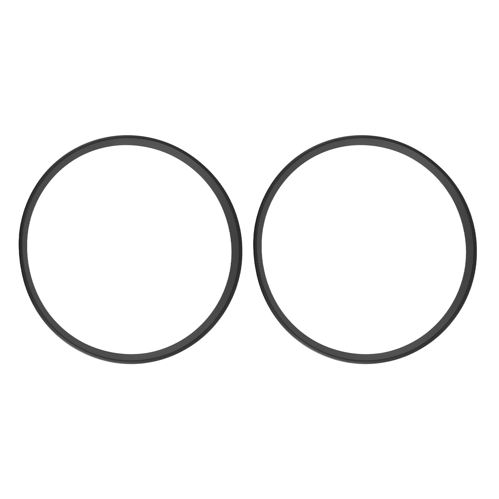 Cadre Métal Rond Noir Horloge pour Remplacement Facile et Support Fiable