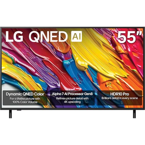 LG 55-Inch Class QNED AI 4K QNED82A Series Sm…