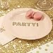 Produktbild Ginger Ray PP-601 Perfection Party-Pappteller mit Goldfolie, Pastellrosa, 23 cm, 8 Stück