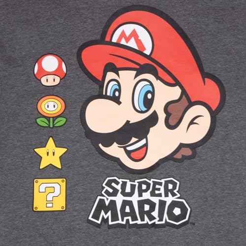 Image of Nintendo Super Mario, Bowser, Mario Kart Boys Zip-Up Hoodie and Shorts 2-Piece Set - Graphic Sweatshirt and Shorts for Kids