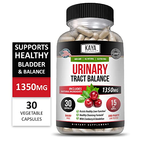 Kaya Naturals - D-Mannose - Urinary Tract Ut Cleanse & Bladder Health - Made With Cranberry, Hibiscus & Dandelion Root - D Mannose Capsules Cranberry Supplement - 30 Veggie Capsules #TOP7