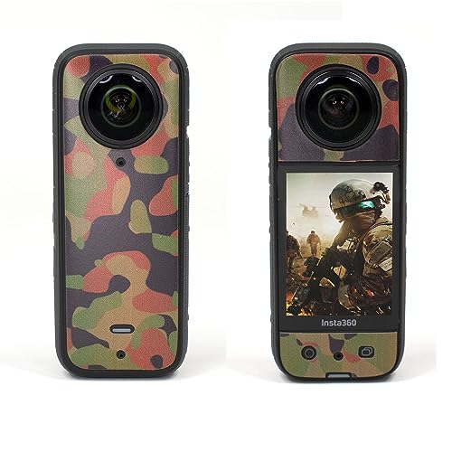 Image of Action Pro Camera Waterproof Skin Compatible with Insta360 X3 Action Camera (Army)