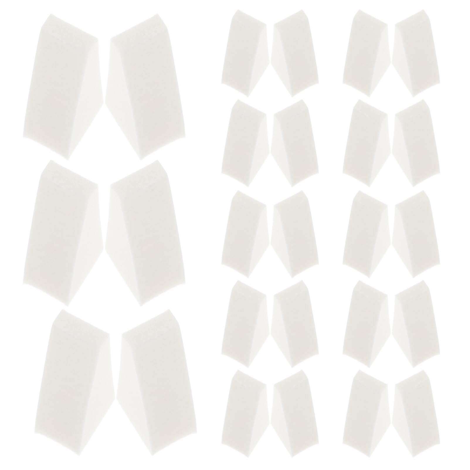 Ipetboom 40Pcs Triangle Makeup Sponges Reusable Nail Art Tools for Foundation Blush Eyeshadow for Detail Work Precise Application Portable Easy to Clean