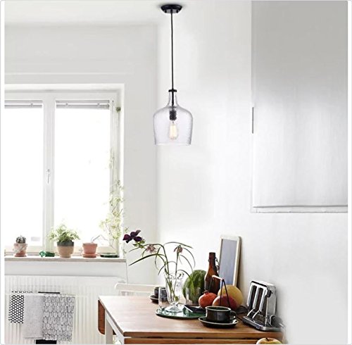 Jojospring Belinda Antique Black Mouth-Blown Large Glass Pendant Chandelier #TOP2