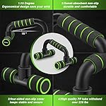 Push Up Bars, Calisthenics Equipment Push Up Handles for Floor, Perfect Push Up Bar, Pushup Bars with Non-slip Sturdy Structure Handle, Fitness Bars for Home & Workout - Image 4