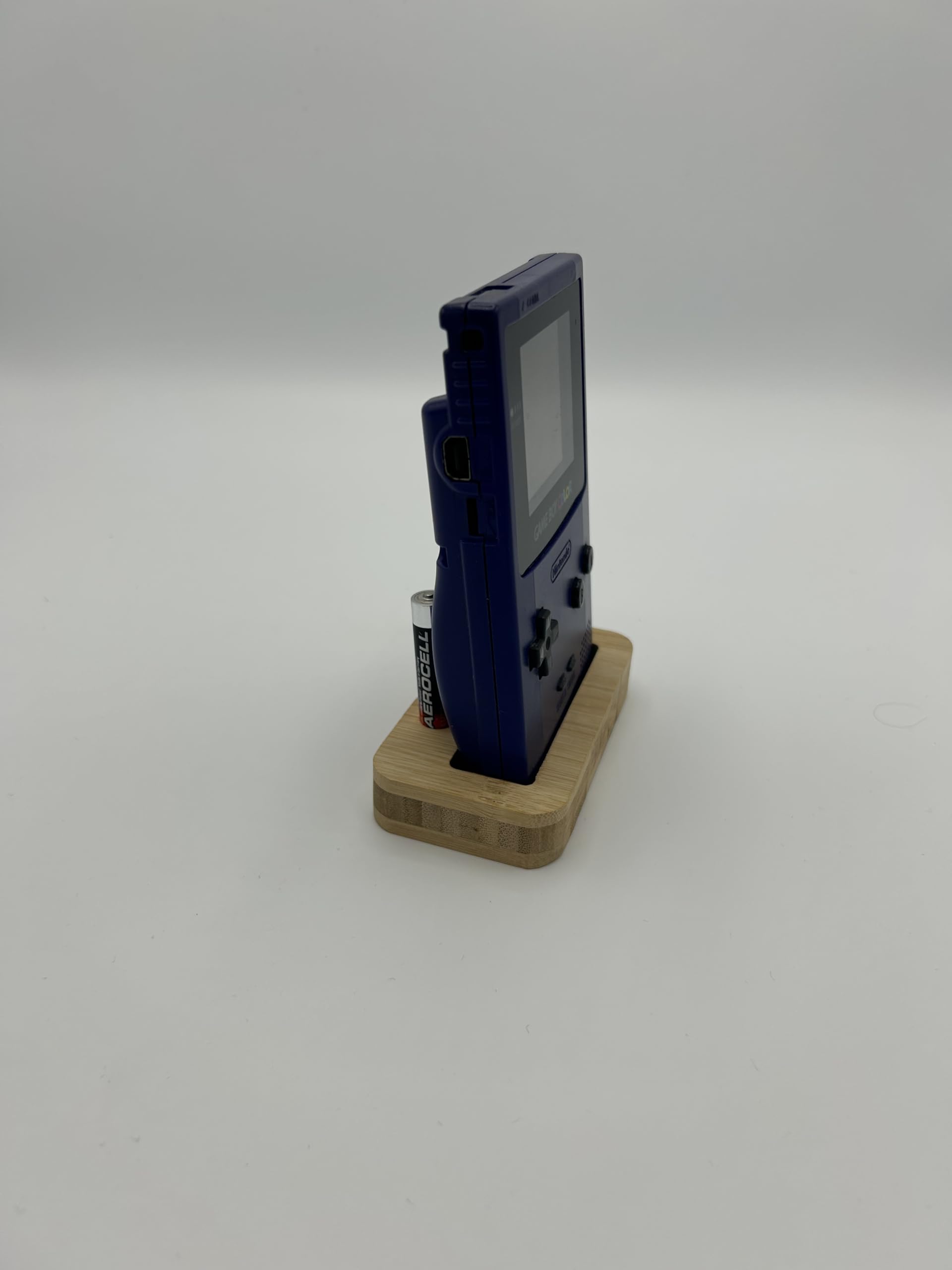 Generisch Espositore in legno adatto per Gameboy Pocket e batterie