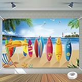 Decoración para fiestas de verano: la guirnalda tropical Summer Hawaiian es perfecta para añadir diversión y romanticismo en verano. Es perfecto para decoraciones hawaianas para interiores y exteriores, Luau BBQ jardín, mesa y fiesta en la playa